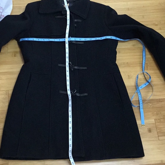 Banana Republic Black Wool Coat S - Picture 8 of 8